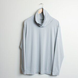 Columbia Golf Omni-Wick Penny Pullover Womens XL Gray Cowl Neck Michelob Ultra